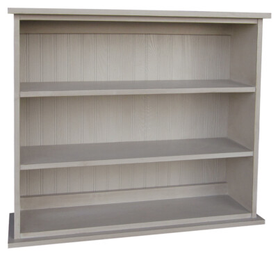 Solid Knotty Pine Wood Bookcase, Hall Bookcase, Low Bookcase, Made in the USA