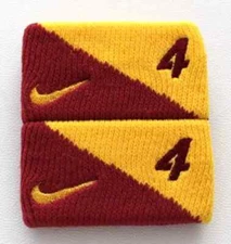 Nike USC Trojans Bicep Bands NCAA Football #4 Team Crimson/University Gold