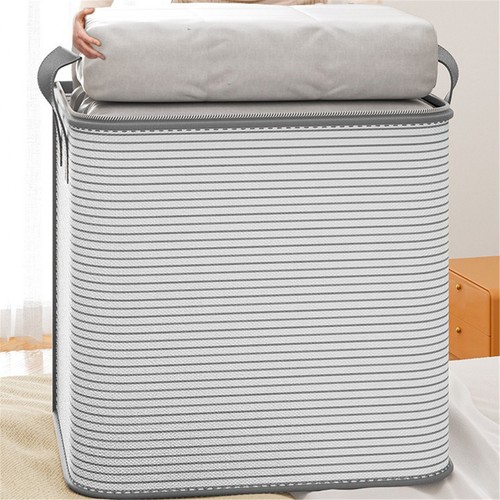 Space Saving Organizer Bedroom Clothes Storage Bag Basket Bins Blanket Zipper - Picture 5 of 22