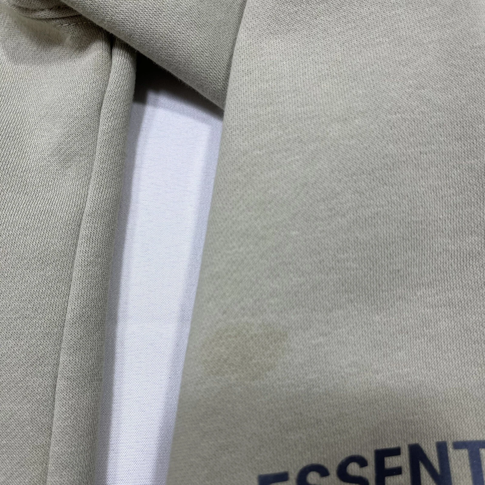 Felpa con cappuccio Essentials Fear Of God uomo beige pullover manica lunga taglia XL LEGGI