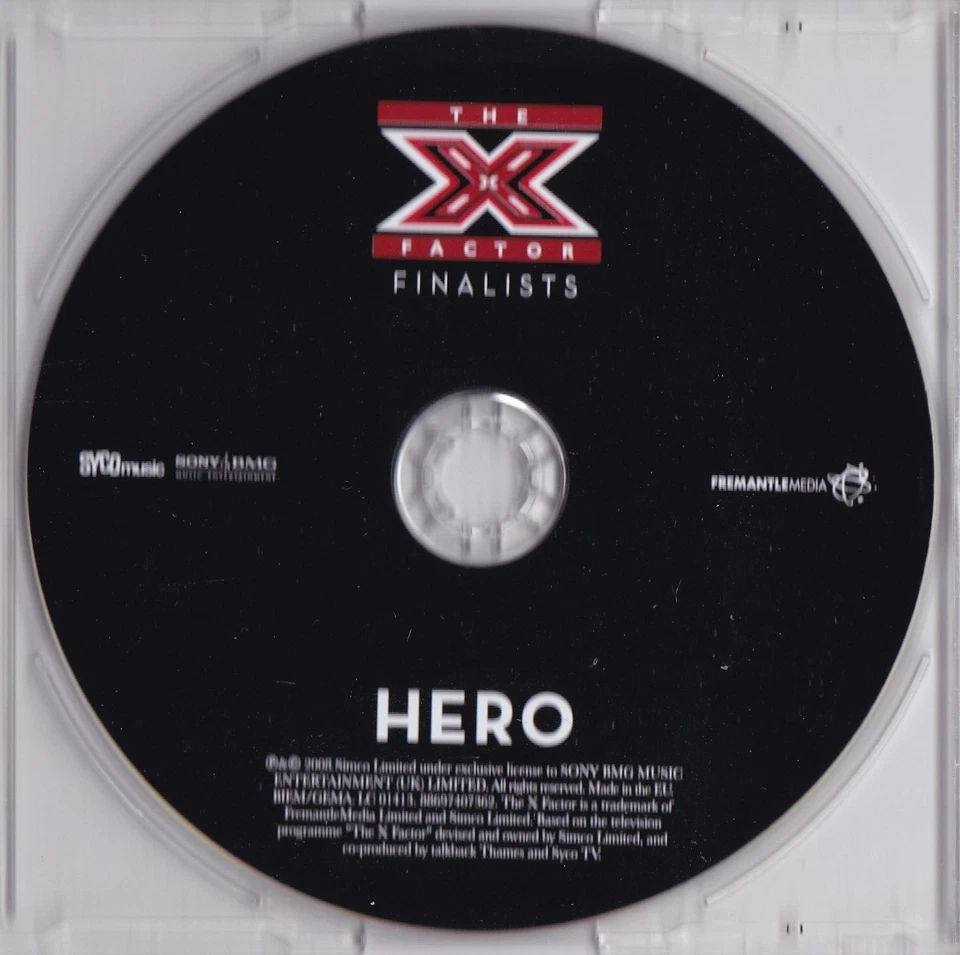 THE X FACTOR FINALISTS Hero ( 2 Track CD Single ) - Bild 3 von 3