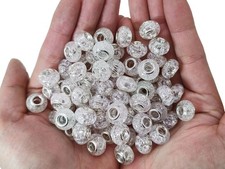 European Large Hole Beads for Jewelry Making - 110pcs 14mm 9 14mm, White 004