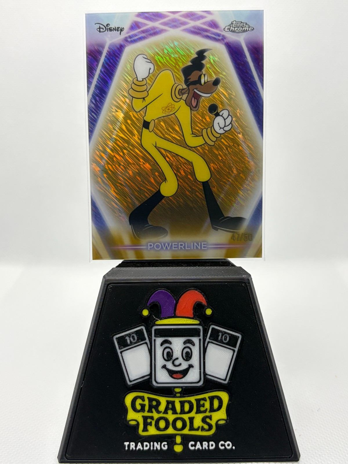2026 Topps Disney Neon # CNE-101 - Powerline - Gold Shimmer Refractor - 47/50