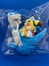 Pok mon Center: Pikachu riding Latias and Latios plush toy