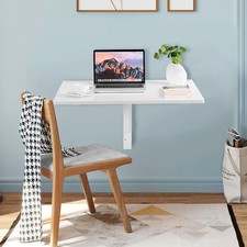 Wall Mounted Table Foldable Multi-use Drop-Leaf Laptop Desk Space Saving Hanging