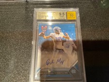 2023 Bowman U Now Drake Maye #33A Autograph Full Color Auto /49 BGS 9.5 POP 1