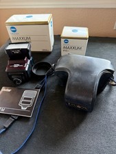 LOT Minolta Maxxum 7000 SLR Film Camera - 50mm AF - 35-105 AF Maxxum Lens- Flash