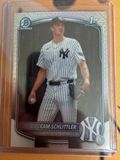 2025 Bowman Chrome Cam Schlittler 1st Mojo Refractor #BCP-166 (RC) NY Yankees