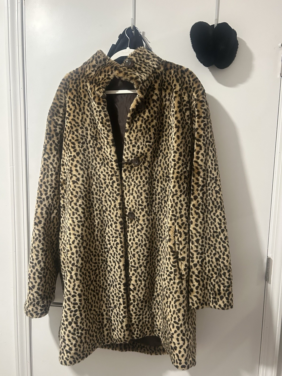 Leopard Coat Size Xl - image 1