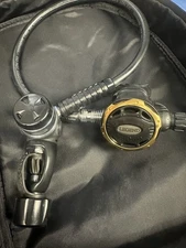 Aqua Lung Legend Gold Regulator Set Scuba Dive 1st & 2nd Stage Regulator Yoke