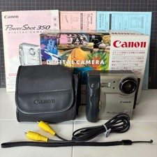 Canon PowerShot 350 Compact Digital Camera Tested Working Seller Japan S