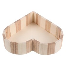Beige Wooden Bathroom Storage Box Reusable Organizer for Home Toiletries