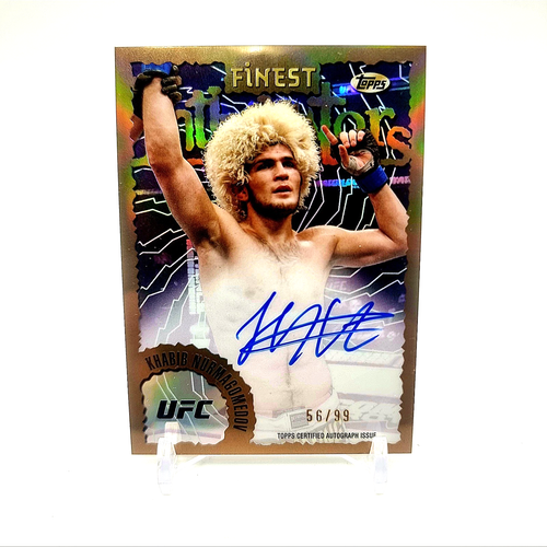 Carte Topps UFC NYC 2024 Khabib Nurmagomedov Parallèle Verte #19/99