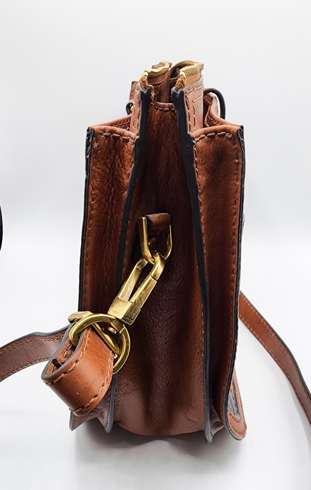 Fossil Ryder Multicolored Patchwork Brown Leather… - image 7