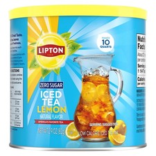 Lipton Diet Lemon Iced Tea Mix Pack of 2, 10 Quarts 5.9 Ounce Pack 1