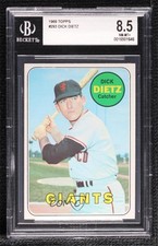 1969 Topps Dick Dietz #293 BGS 8.5 0q3