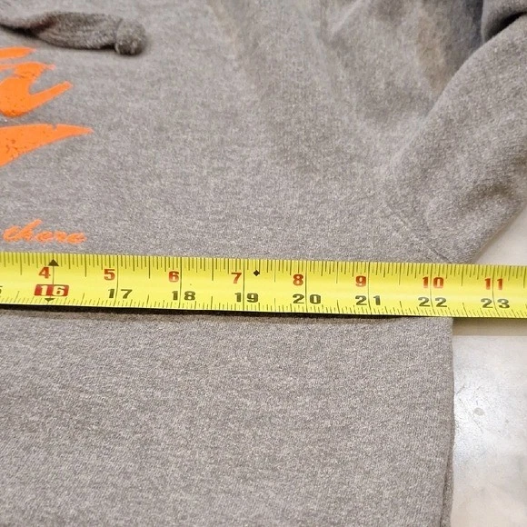 Sudadera con Capucha Costa Gris Neón Naranja Logo Talla Lg Pesca Bolsillo Frontal Foto 4 de 4