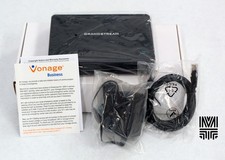 Grandstream HT818 8 port FXS Gateway with Gigabit NAT Router. New Open Box