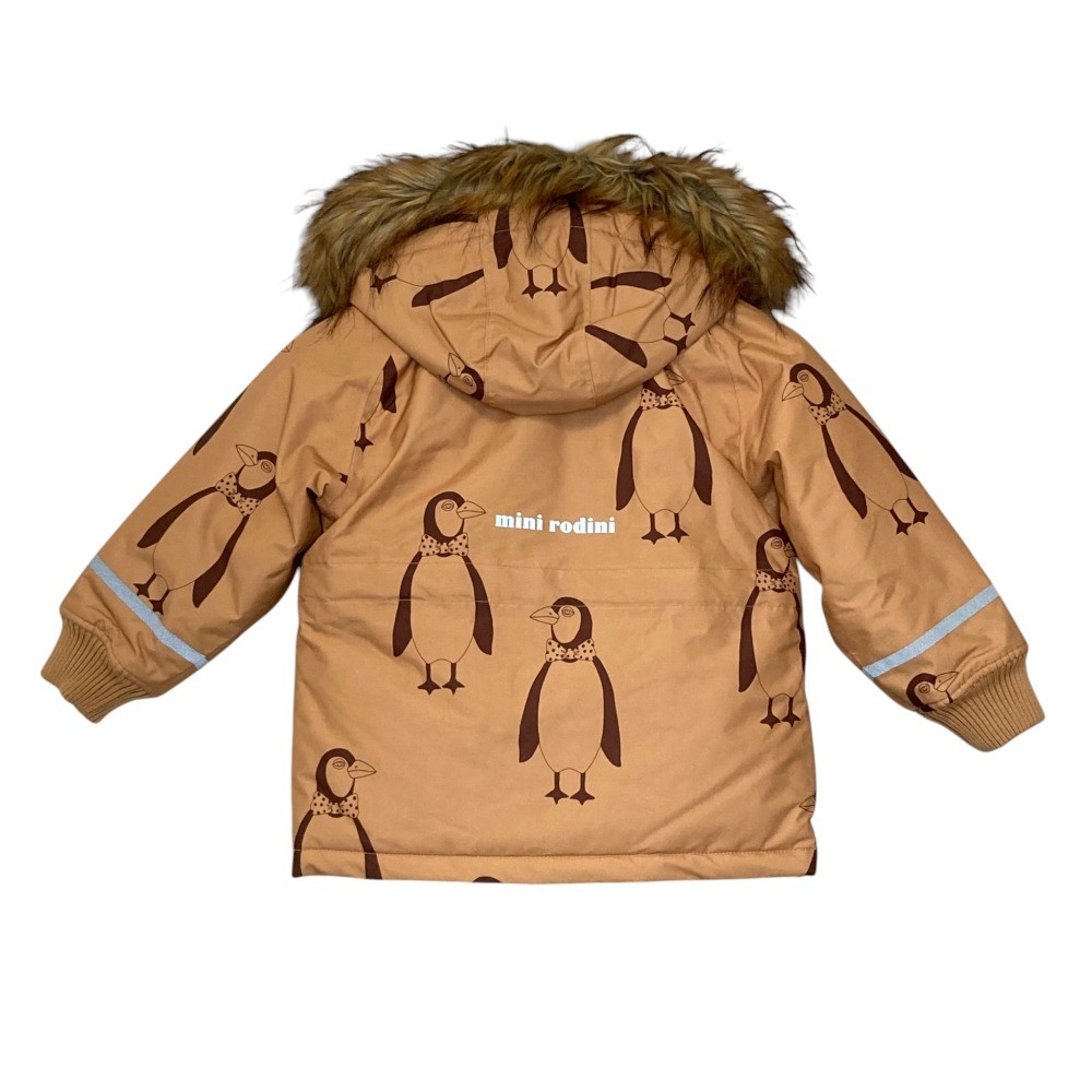 MINI RODINI ダウンジャケット スウェーデン Mini Rodini padded jacket, size 92/98, camel color. Kids USED | eBay