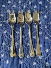 4 GENTRY  ENGLISH TIP Sheffield England Stainless Spooniks Excellent HTF