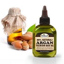 Premium Argan Hair Oil - 2.5 fl oz: Deep Hydration, Softening