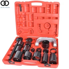 21PCS Auto Repair Service Removal Ball Joint Press Tool Master Adapter Kit 2/4WD
