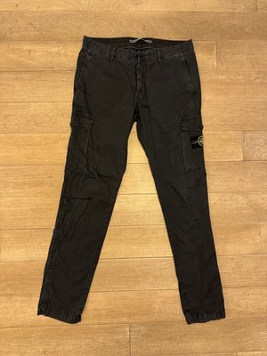 Stone Island Cargo Hose Herren, Größe W34 Schwarz