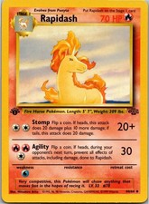 Rapidash 44/64 Uncommon Jungle Pokemon 1st Edition Near Mint on eBay