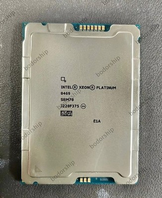 Intel Xeon Platinum 8469 CPU 3.8GHz 52C/104T LGA4677 Support Gigabyte MS33-AR0