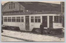 I.R.C. No. 2017 Trolley Postcard Built 1918 by Kuhlman Co Ohio