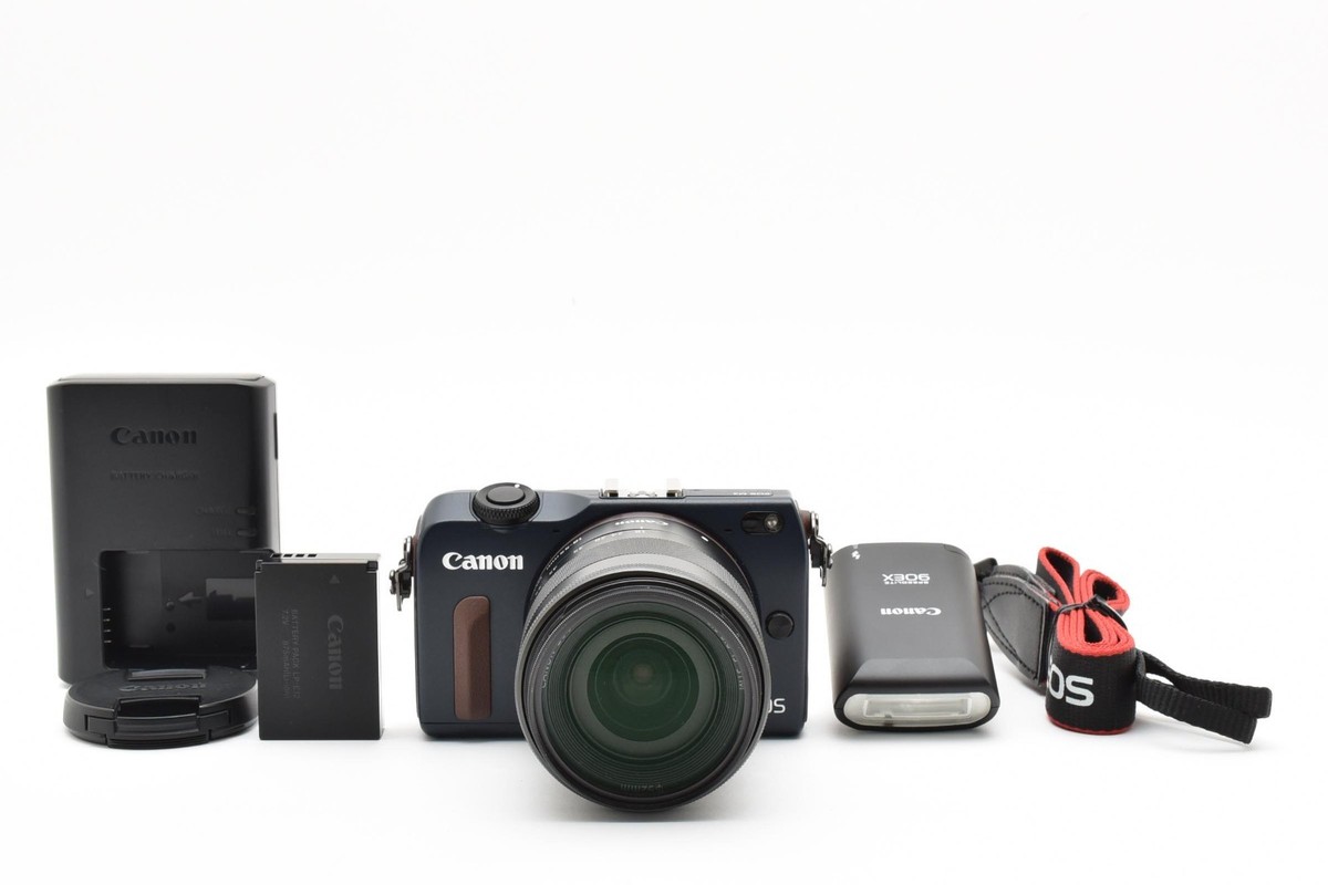 Canon EOS M2 18.0MP Digital Camera Blue EF-M 18-55mm IS STM Canon EOS M2 18.0MP Digital Camera Blue EF-M 18-55mm IS STM