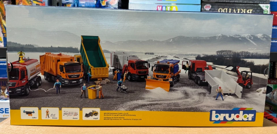 BRUDER 03766- scala 1:16 - MAN TGS CAMION CON CASSONE RIBALTABILE - NUOVO - Immagine 3 di 4