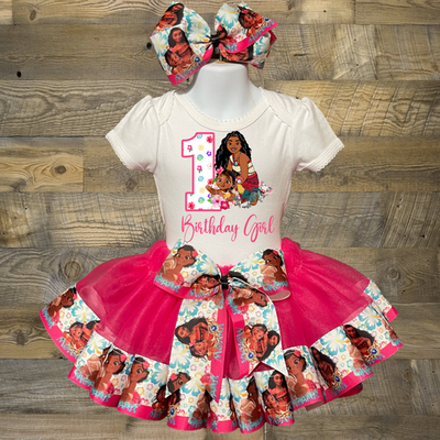 Girls Princess MOANA Birthday Tutu Outfit | PUA Ribbon Tutu Tshirt & Bow NEW! | eBay Girls Princess MOANA Birthday Tutu Outfit | PUA Ribbon Tutu Tshirt & Bow NEW! | eBay