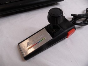 Atari 7800 Console Pro-System Composite AV and Power Mod w/ Controller  Tested