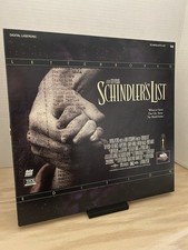 Schindler's List LaserDisc Letterbox THX EP Steven Spielberg Liam Neeson