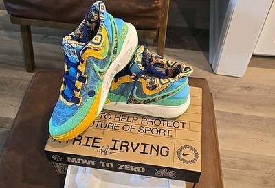 RARE Unreleased Nike Kyrie 8 GO SE (GS) Baltic Blue DV3018-400  Size 7 Mens