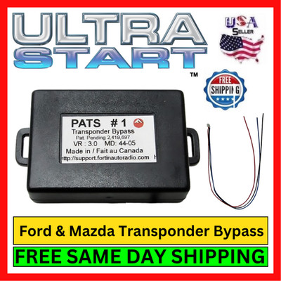 Ultrastart PATS#1 Transponder Bypass Module Ford Mazda Remote Start Kit Keyless