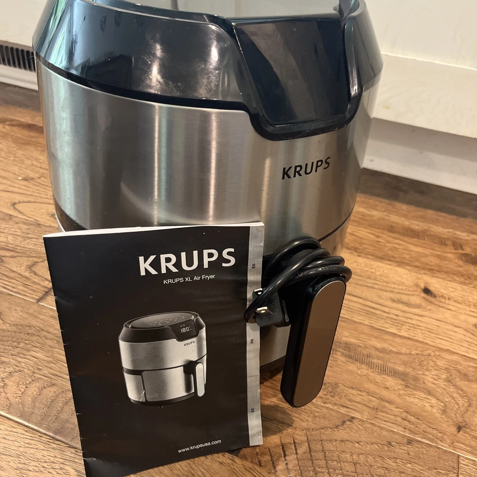 Air Fryer KRUPS 4.2L Digital XL Capacity (NO OIL) - lightly used - w/ Manual