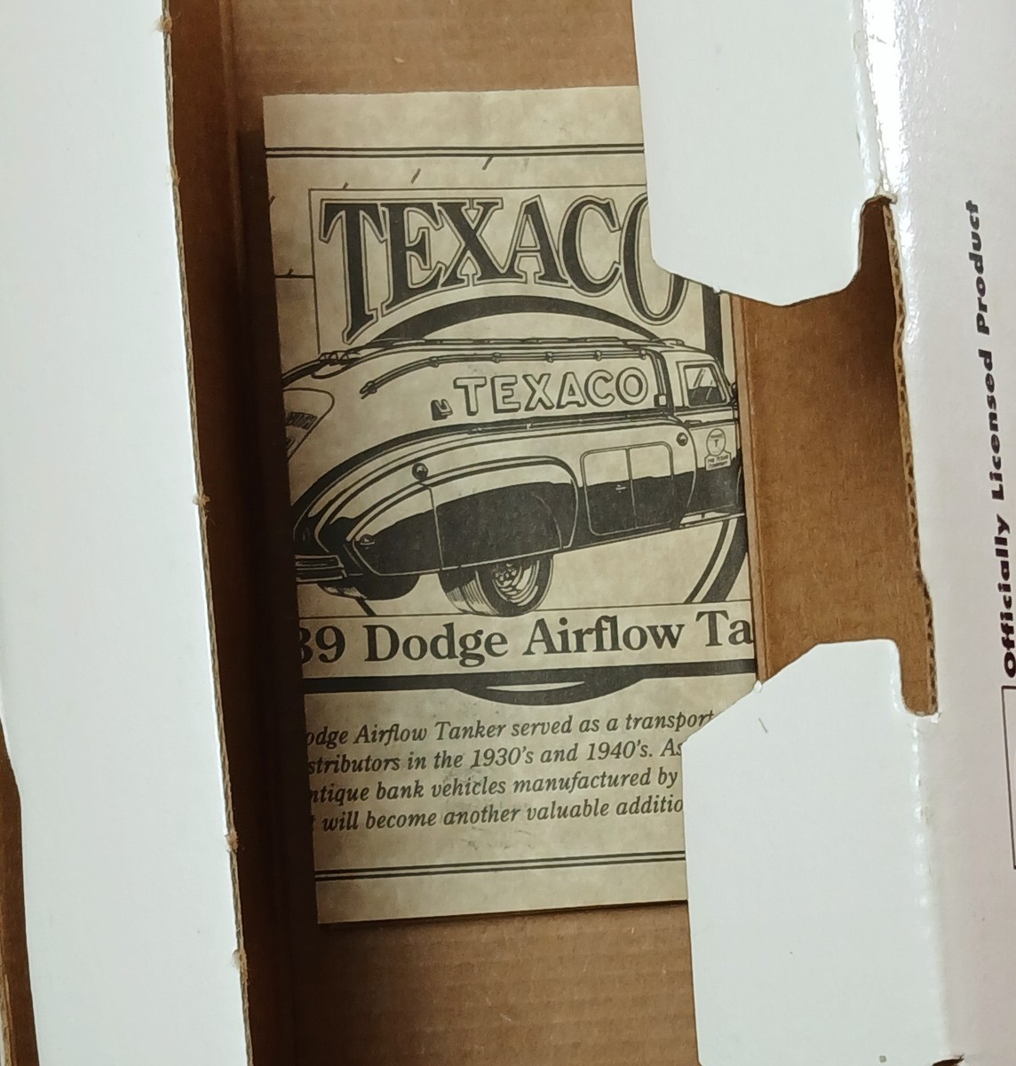 1939 Ertl Texaco Dodge Airflow Bank 10th in Series Diecast for