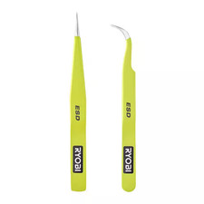 2 Piece Precision Anti-Static Tweezers