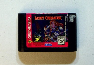 Light Crusader Sega Genesis Video Game Action RPG Dungeon Crawler