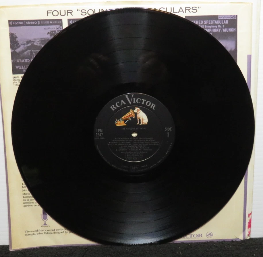 BENNY GOODMAN THE KINGDOM OF SWING (VG+) LPM-2247 LP VINYL RECORD - Image 4 of 4