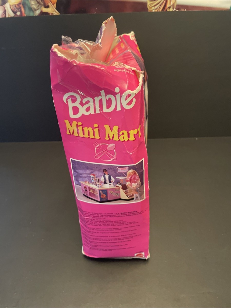 希少 未開封 未使用 ⭐︎1995年製Barbieシーツセット VHTF Vintage Barbie Mini Mart NRFB 1998 Icee Pretzels and More. | eBay