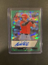 2026 Leaf Metal Eli Willits Green Cracked Ice Auto 1/1