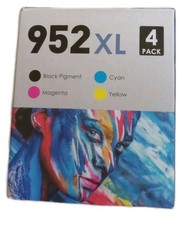 Printer Ink 952 XL 952XL Ink Combo Pack for HP OfficeJet Pro 8710 8715 8720 -4PK