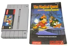 The Magical Quest Starring Mickey Mouse w/Booklet (Super Nintendo SNES) Auth...