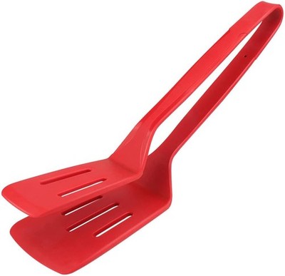 Multipurpose barbecue tongs, spatula, silicone kitchen tongs for cooking and