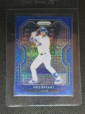 2021 Panini Prizm Baseball KRIS BRYANT 20/199 BLUE MOJO PRIZM Chicago Cubs