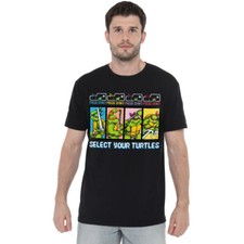 Tmnt Select Your Turtles T-Shirt S-5XL, Black