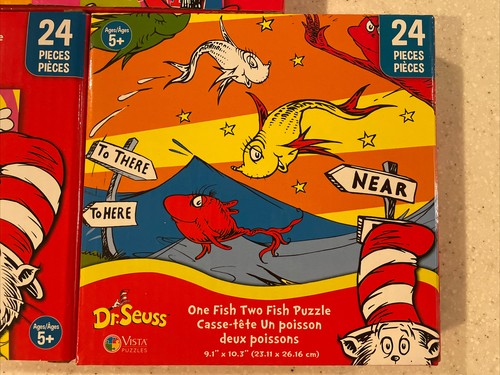 3 - Dr. Seuss Puzzle 24 Teile mit grünem Schinken und Eiern Edition 9,1" x 10,3" - Bild 3 von 4